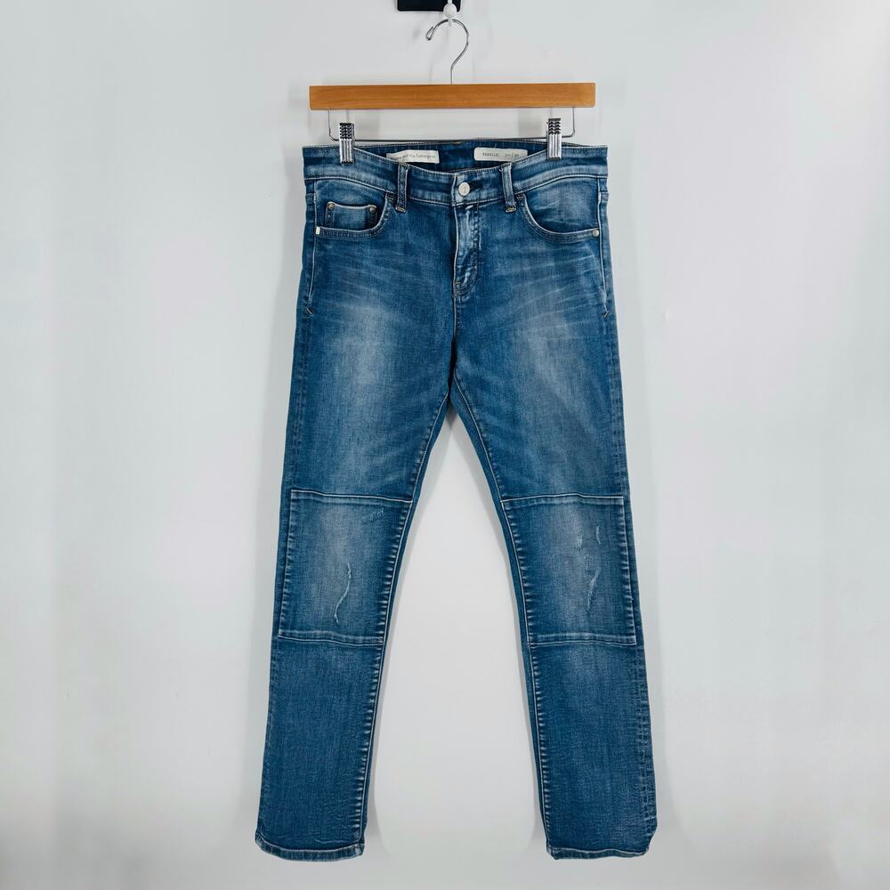 Pilcro and the Letterpress Women’s Size 30 Parallel Jeans Blue Slim Straight